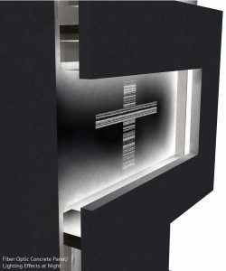 Fiber Optic Concrete Detail 